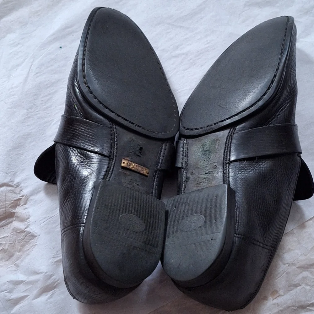 Vintage Gucci Handmade Dress Black Leather Loafer Men US size 10.5 D - Picture 13 of 15